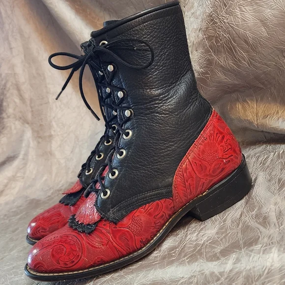 LAREDO ROPER BOOTS SZ 7 - Picture 5 of 16